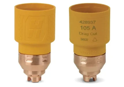 Hypertherm kartuş: SmartSYNC veya adaptör 105 A sürükleyerek kesme