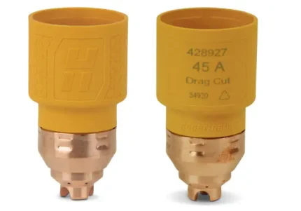 Hypertherm kartuş: SmartSYNC veya adaptör 45 A sürükleyerek kesme